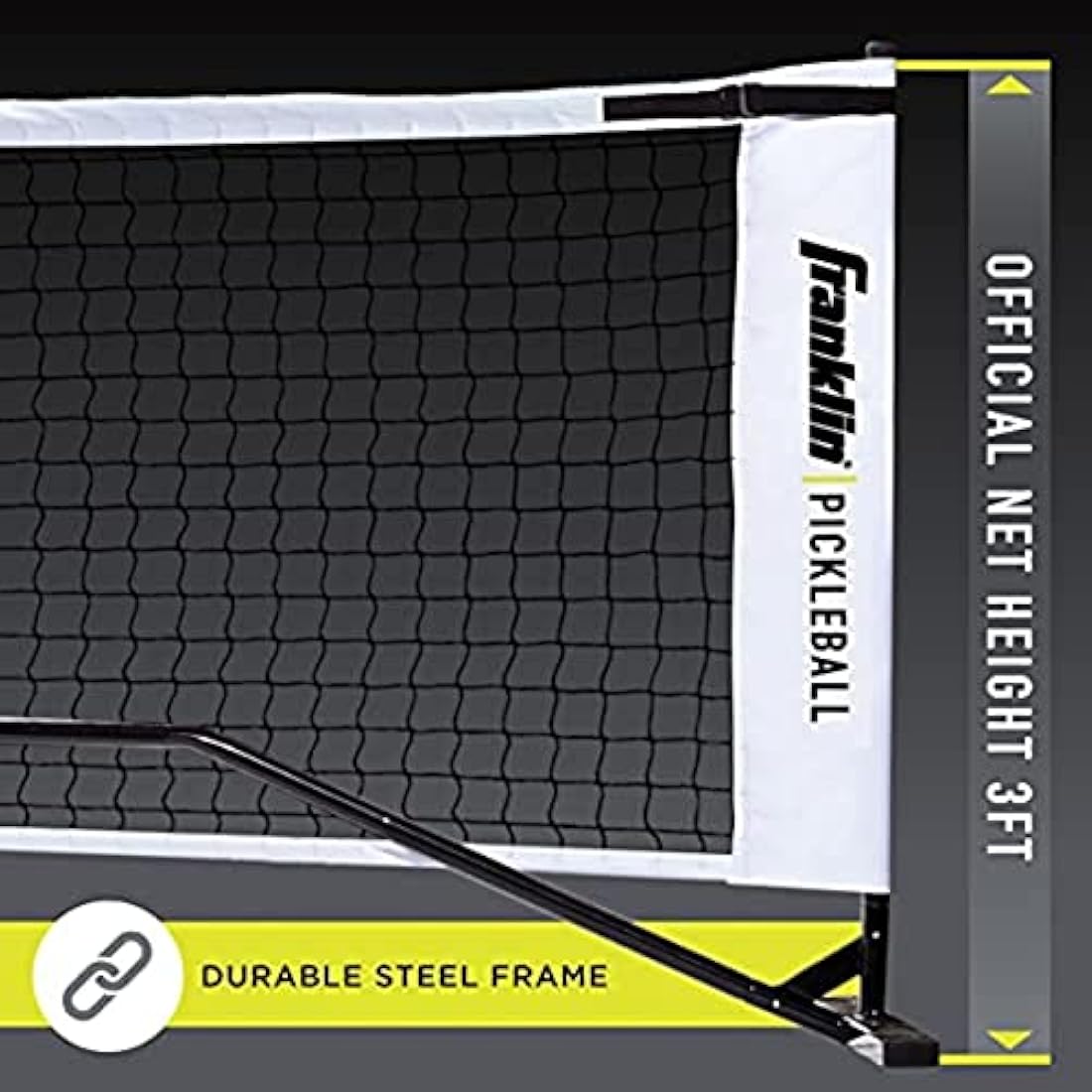 Franklin Sports Official Size Pickleball Net Set with 4 Paddles & Balls