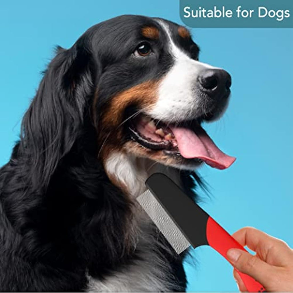 Flea Comb – Ergonomic Pet Grooming Tool for Cats & Dogs