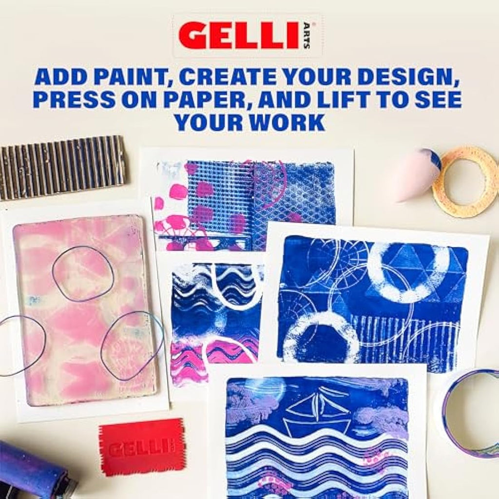 Gelli Arts 8x10 Gel Printing Plate – Durable Mixed Media Art Tool
