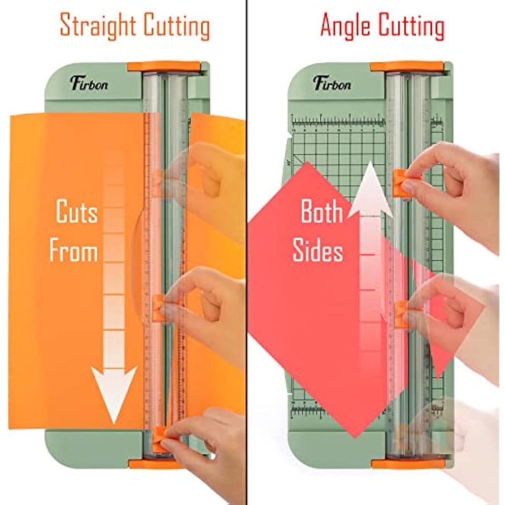 Firbon 12 Inch Titanium Paper Cutter | A4 Trimmer for Scrapbooking