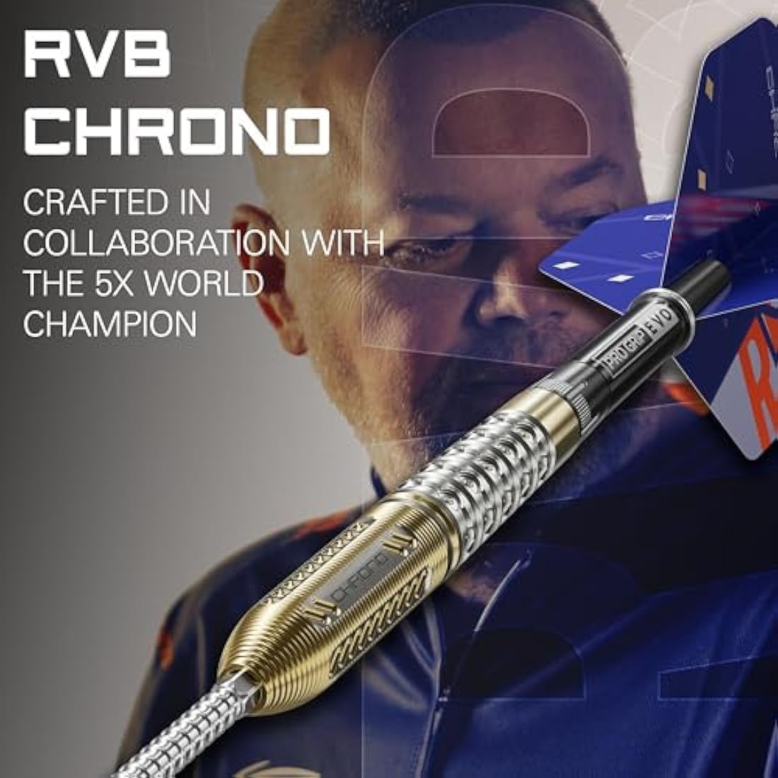 Target Darts RVB Chrono 95% Tungsten Steel Tip Swiss Point Dart Set