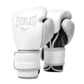 Everlast Powerlock 2R Boxing Training Gloves - White PU Leather - 14oz