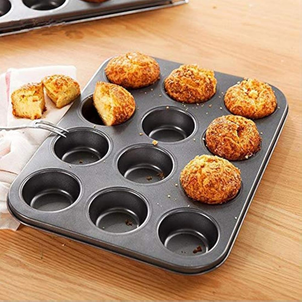 8-Piece Non-Stick Carbon Steel Bakeware Set with Cake Tins