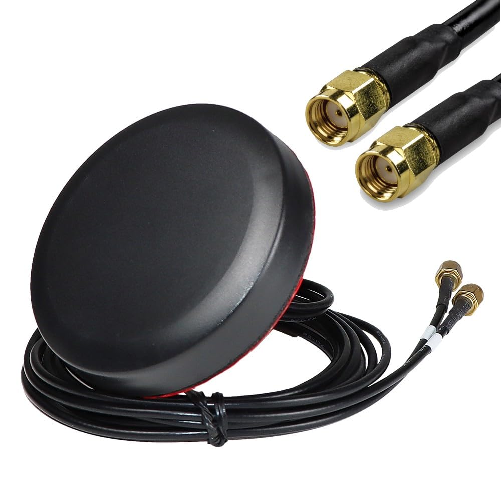 UniteCom Dual-Band 2.4/5GHz Puck Wi-Fi Antenna | 3m RP-SMA Waterproof