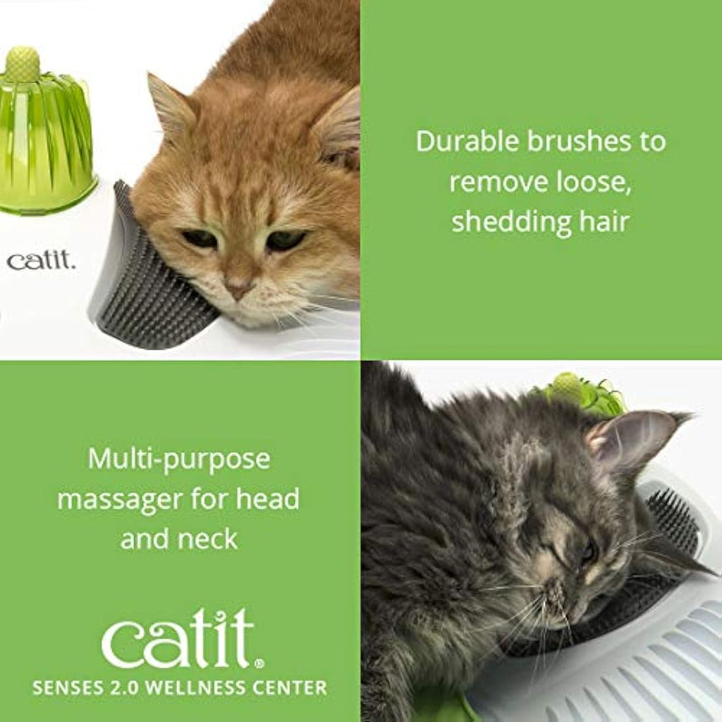 Catit Senses Wellness Centre – Cat Massager with Catnip & Gum Stimulator