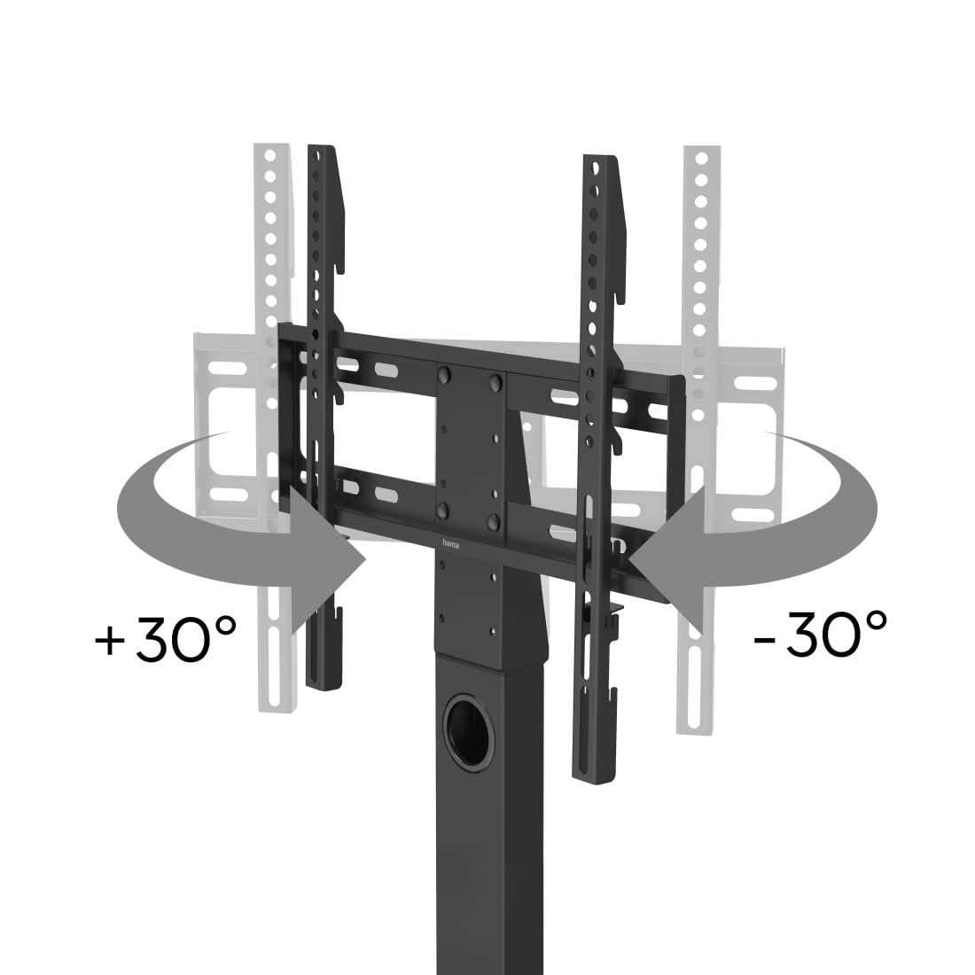 Hama TV Stand Swivel Height Adjustable 140cm 55" to 30kg