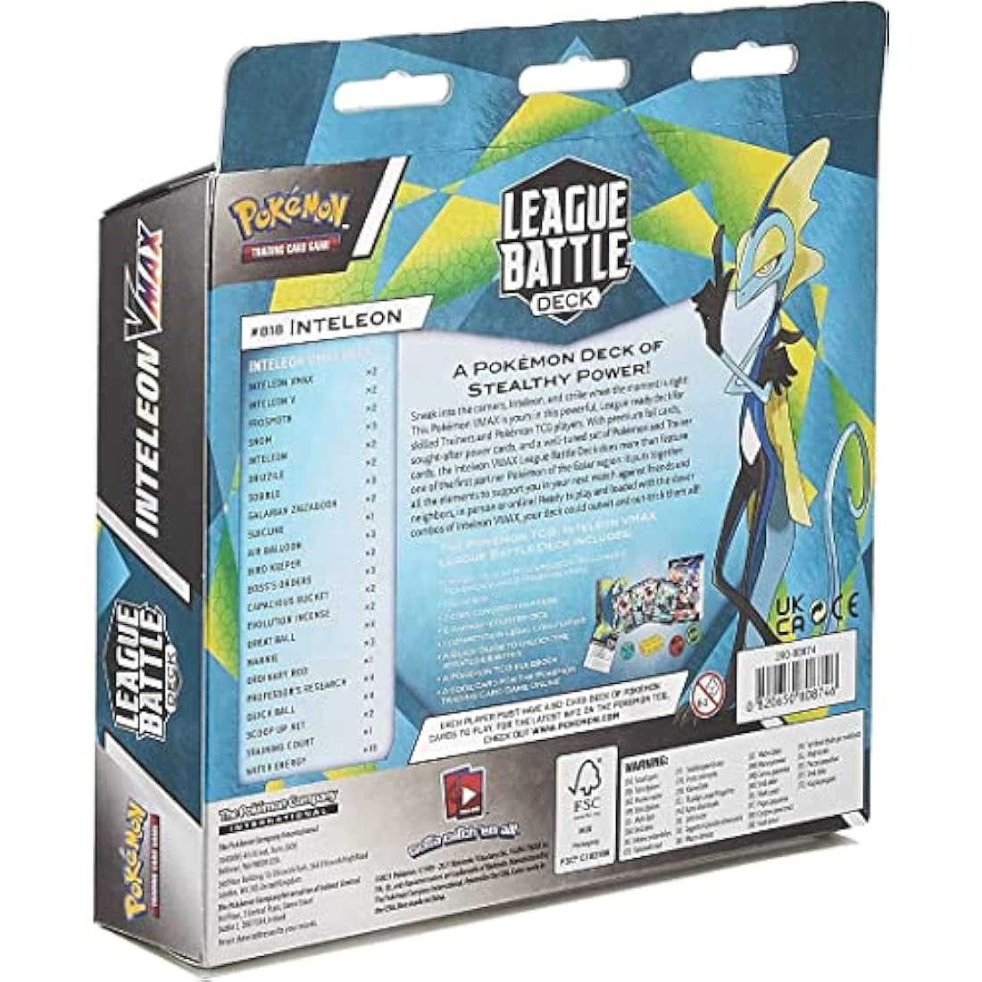 Pokemon TCG: Inteleon VMAX League Battle Deck – 60-Card Strategy Set