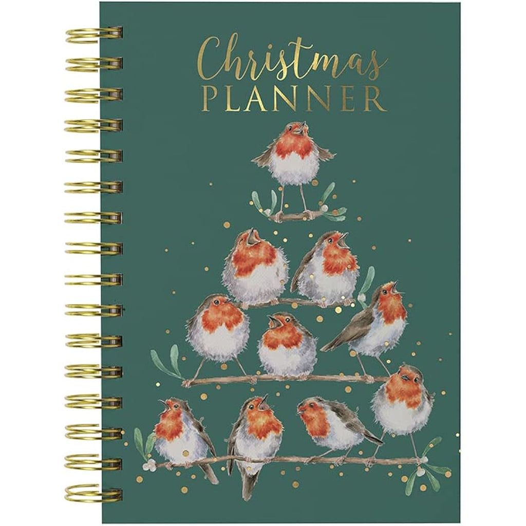 Wrendale Designs Rockin’ Robin Christmas Planner - Holiday Organizer