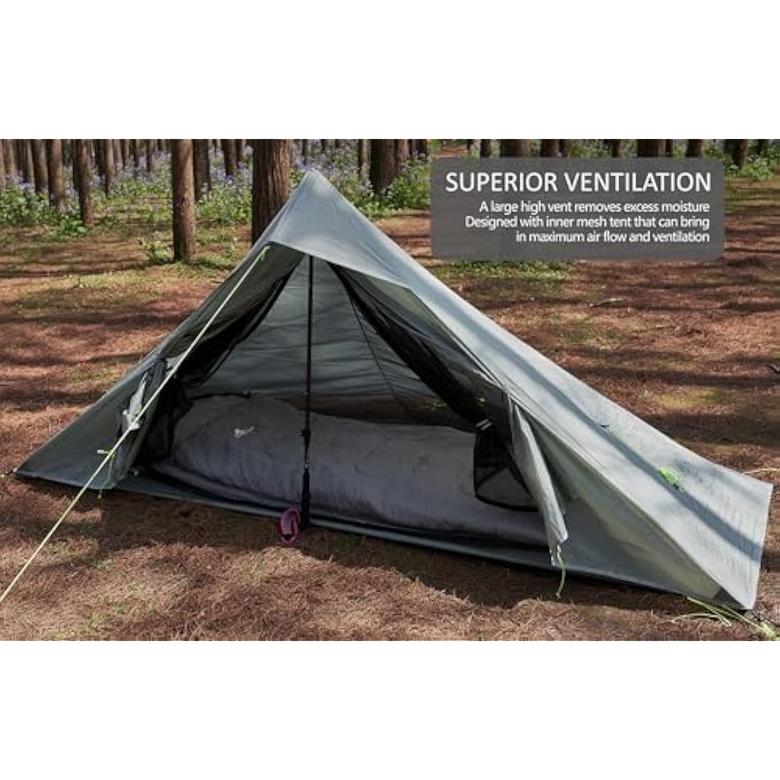 Nature Link Altair One Ultralight 1-Person Trekking Pole Backpacking Tent