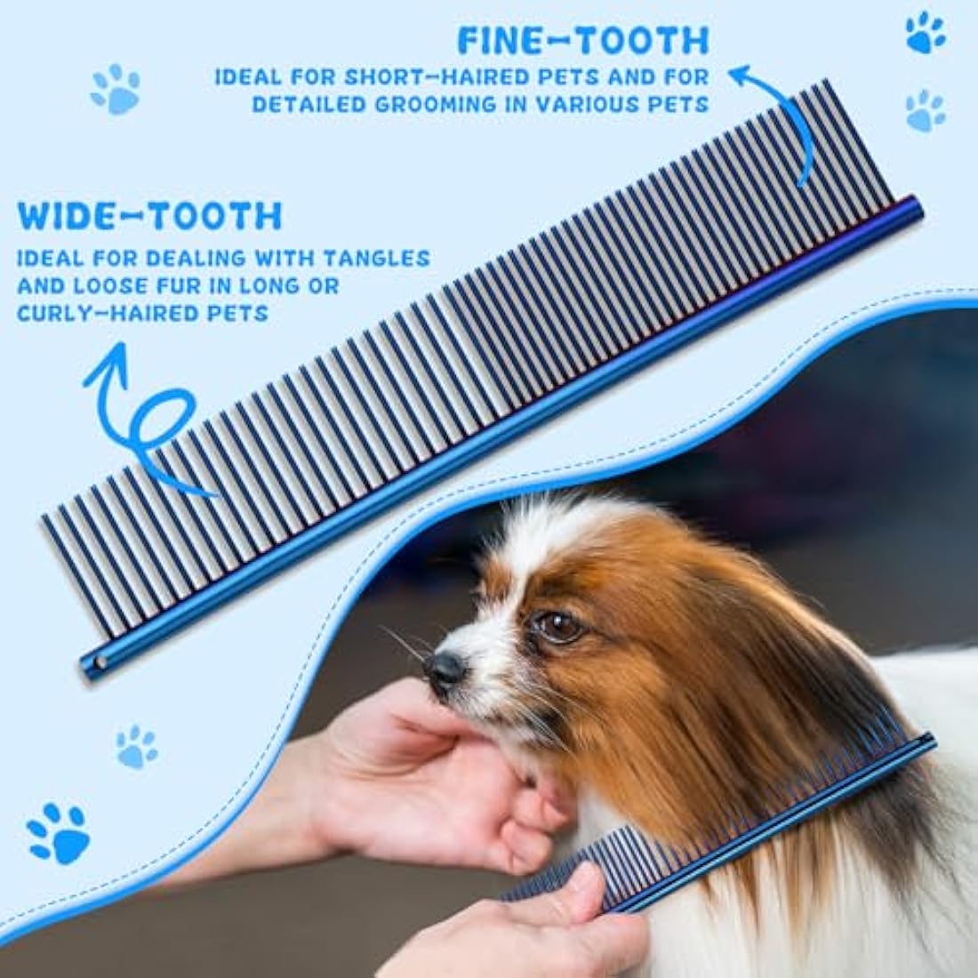 Moontay 8-in-1 Dog Grooming Scissors Set | 440C Stainless Steel Kit