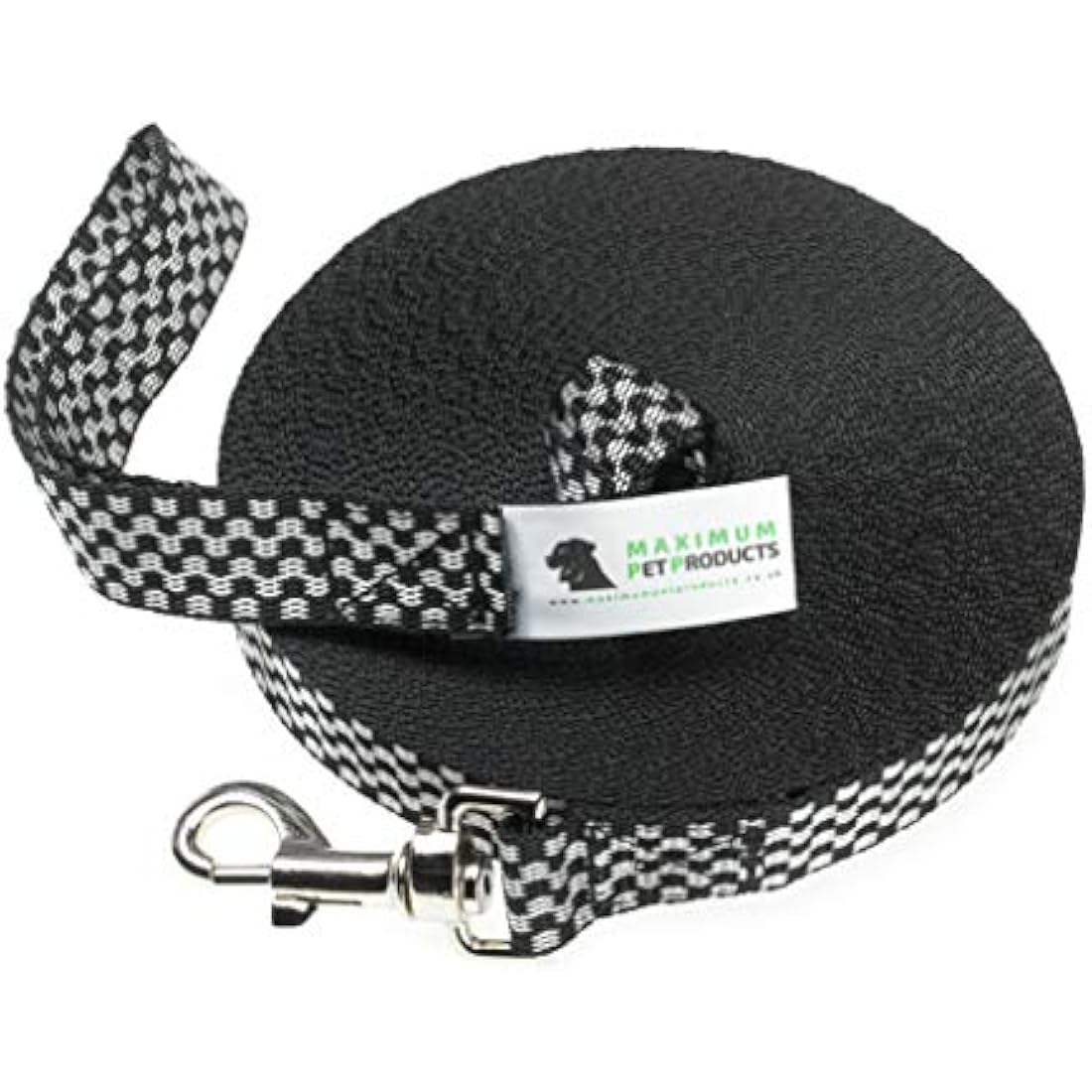 Chequered Dog & Horse Training Lunge Lead - 20M Heavy Duty
