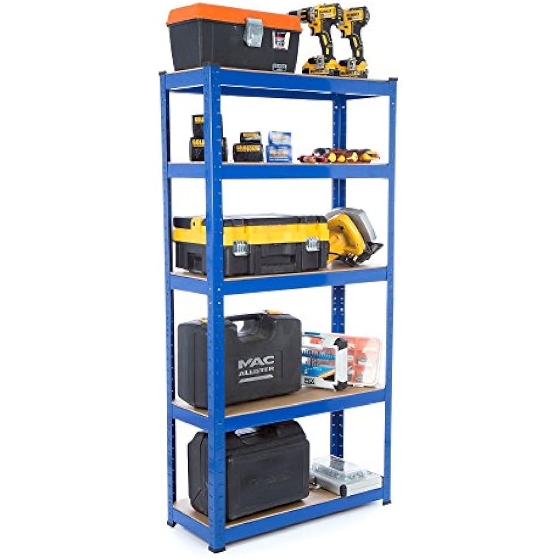Heavy Duty Steel Shelving – 2 Bay Boltless Garage Racking