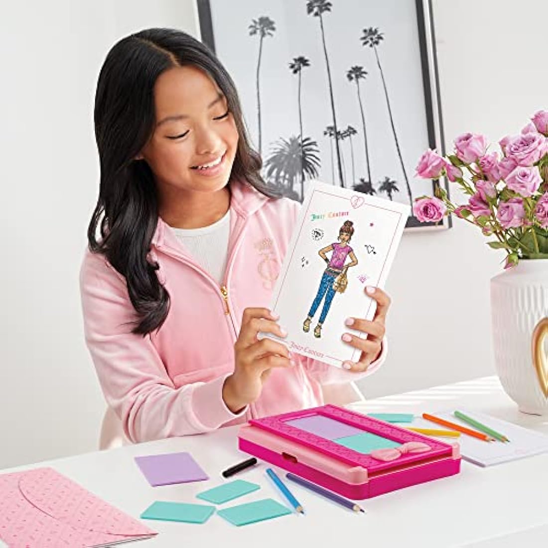 Juicy Couture Fashion Design Kit – Kids Art Set with Scratch Plates
