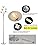 Depuley 5-Light Globe LED Floor Lamp – Silver Glass Tree Standing Light