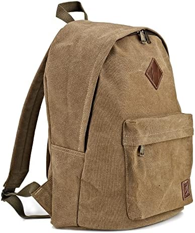 Vintage Canvas Backpack | Unisex Laptop Travel Daypack