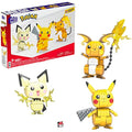 MEGA Pokémon Pikachu Evolution Trio Building Set - 621 Piece Toy