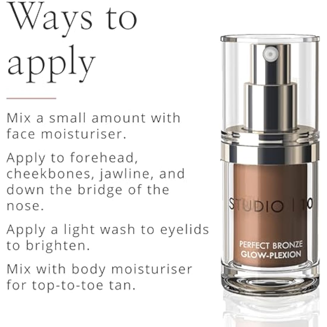 Studio10 Perfect Bronze Glow Plexion Matte Bronzer and Highlighter