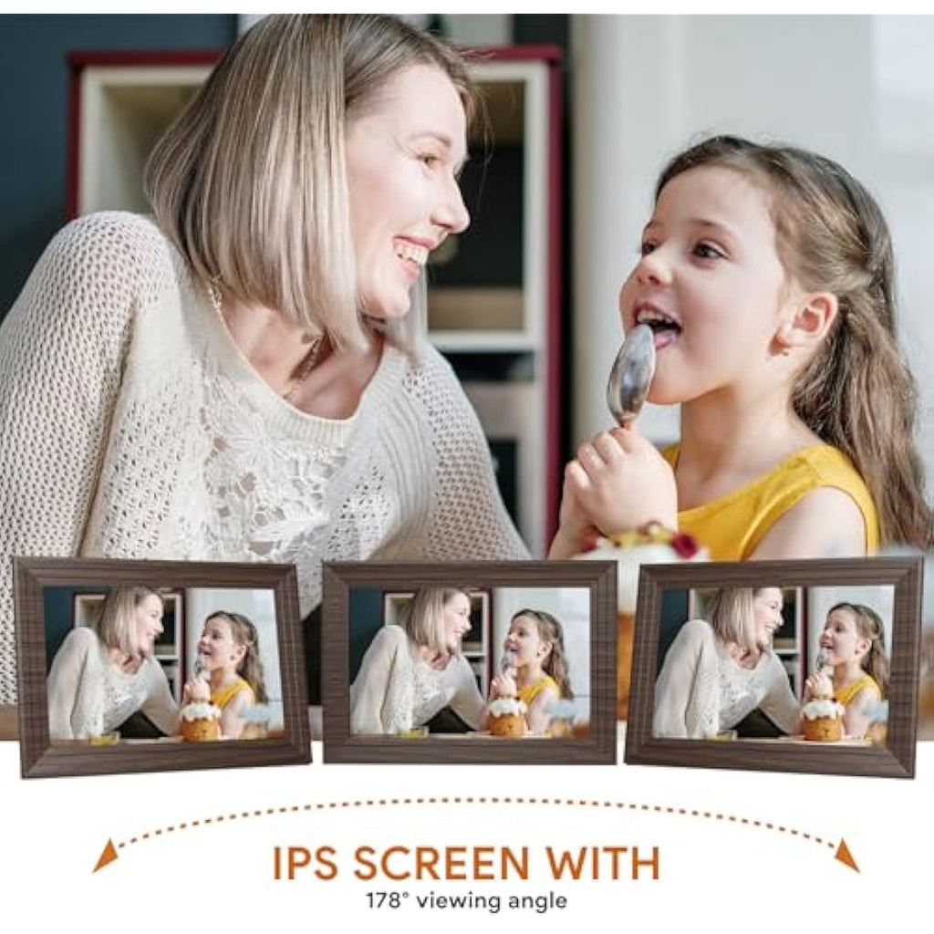 Aorpdd 10.1 Inch WiFi Digital Photo Frame | 32GB HD IPS Touch Screen