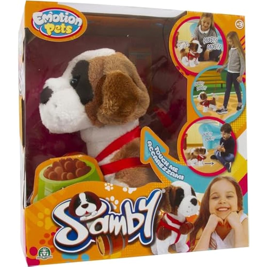 Giochi Preziosi Samby Interactive St Bernard Walking Plush Toy
