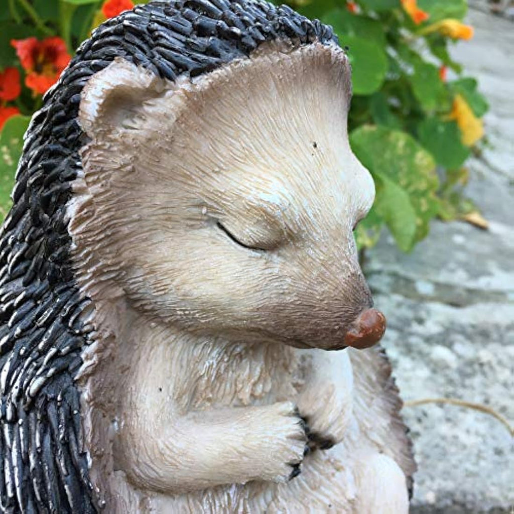 Heather Hedgehog Garden Ornament – Weatherproof Resin Statue