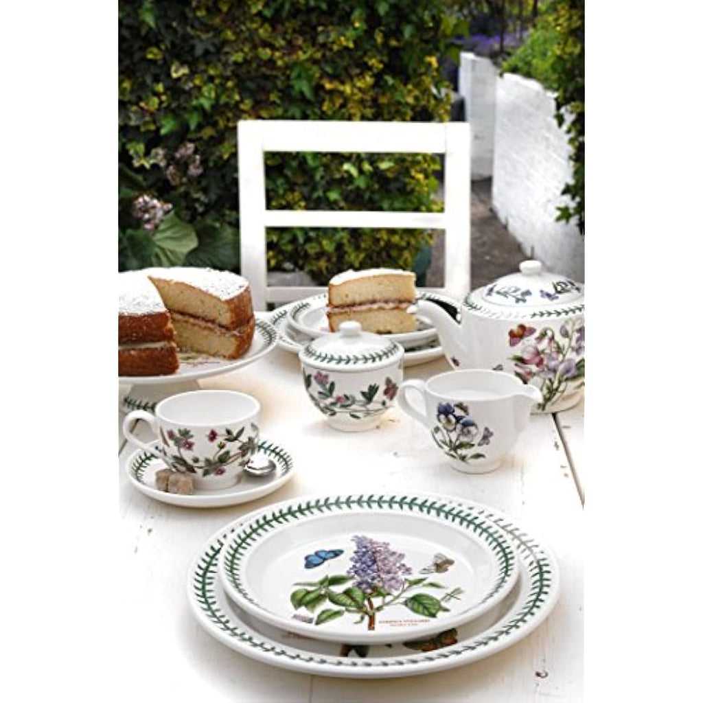 Portmeirion Botanic Garden Ceramic Plates - Set of 6 Floral 20cm Plates