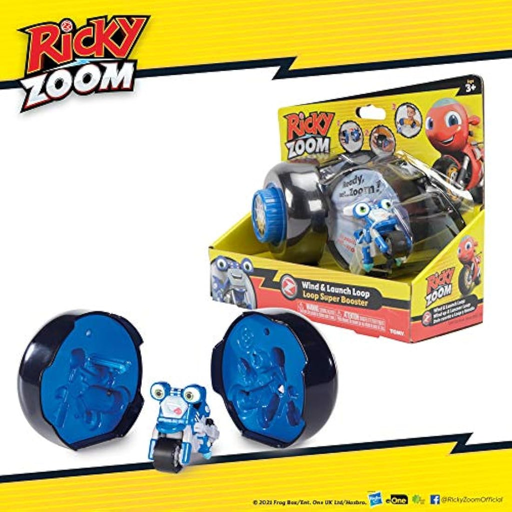 Ricky Zoom Loop Wind & Launch Motorbike Toy - Preschool Playset