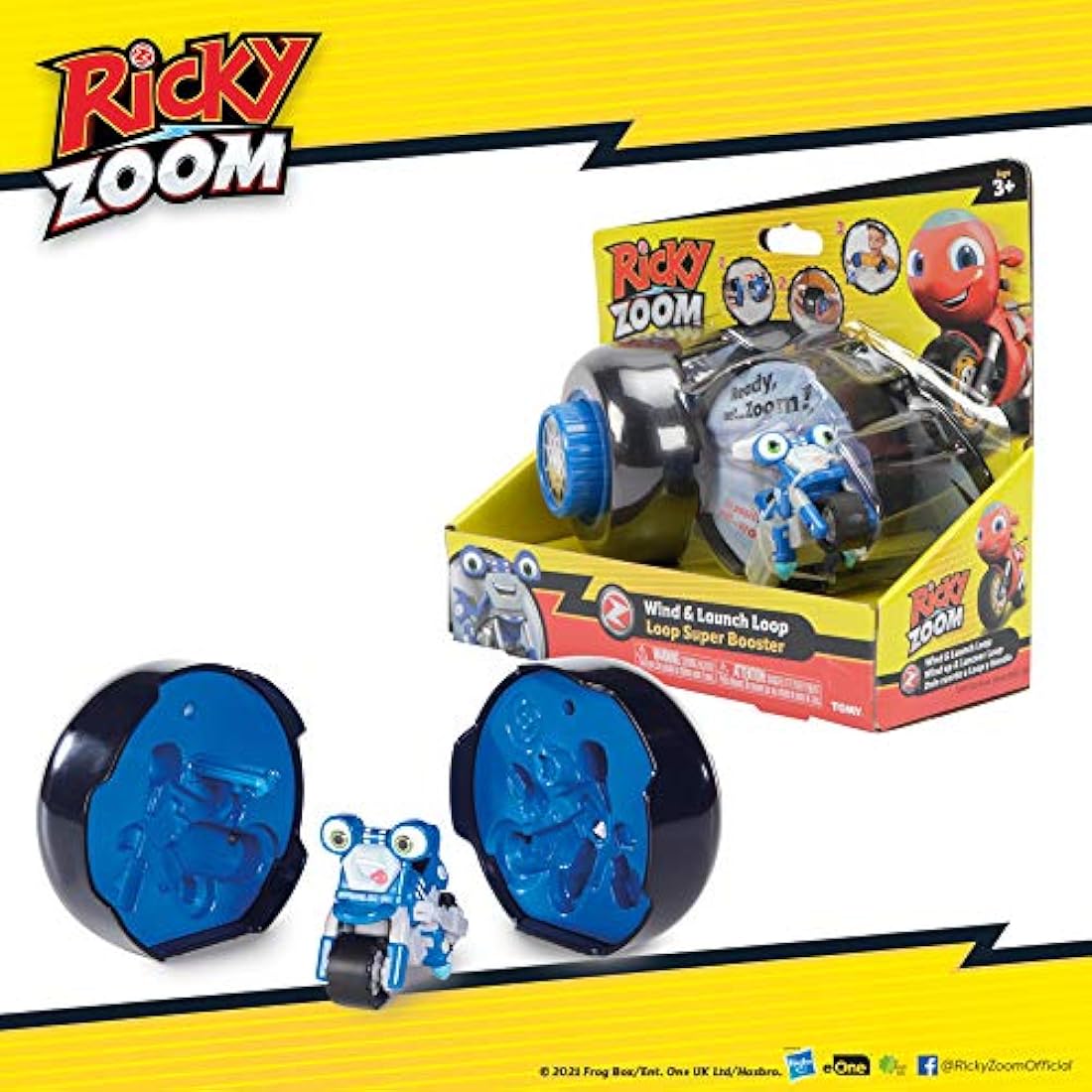 Ricky Zoom Loop Wind & Launch Motorbike Toy - Preschool Playset