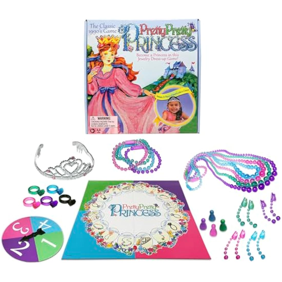 Pretty Pretty Princess Jewelry Dress-Up Game by Winning Moves Games