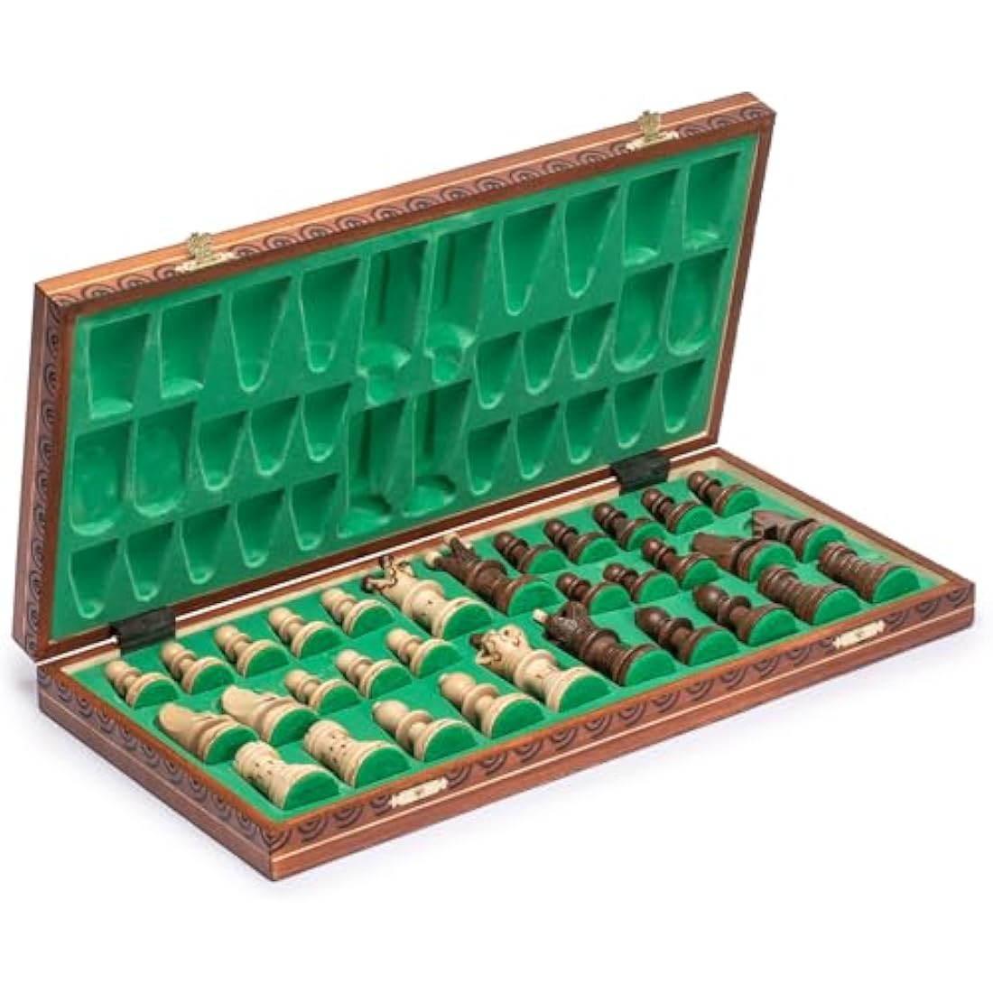 Husaria Ambassador Large Wooden Chess Set – Handcrafted 55cm Board