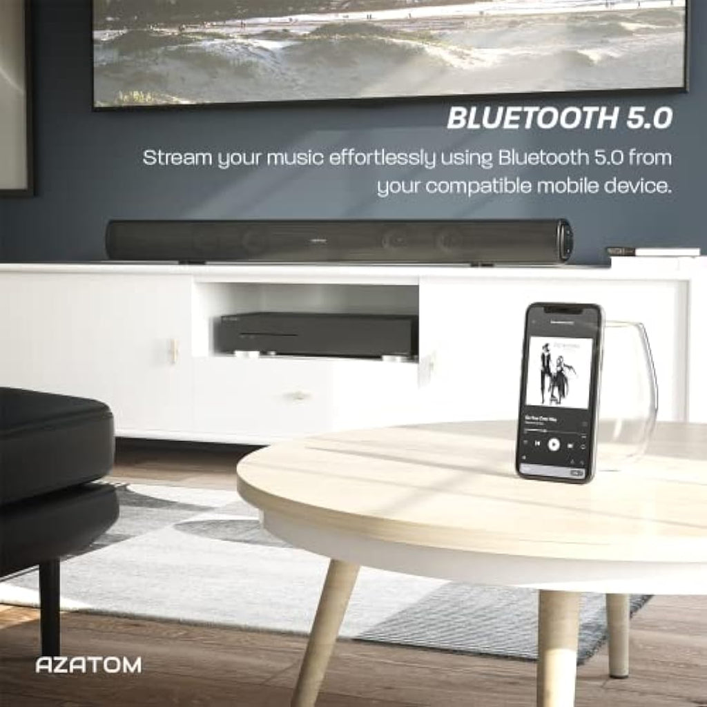 Azatom Studio Eclipse 180W Soundbar with Built-In Subwoofer & Bluetooth