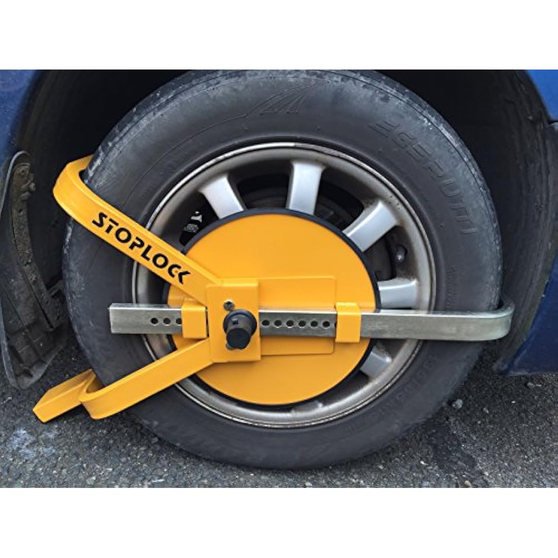 XtremeAuto Heavy Duty Wheel Clamp Lock for Car, Caravan & Van (13-15")