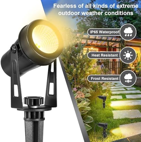 IRISECO 6-in-1 Garden Spotlights | 12V Low Voltage LED Landscape Lighting