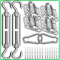 Sun Shade Sail Hardware Kit – M6 304 Stainless Steel Set