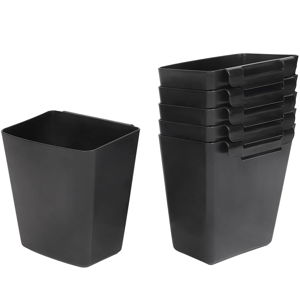 AYVANBER 6 Pack Hanging Cup Holder for Rolling cart Accessories Hooks Little Hanging Buckets Hanging Storage Bins Craft Supplies for Rolling Utility - image 1