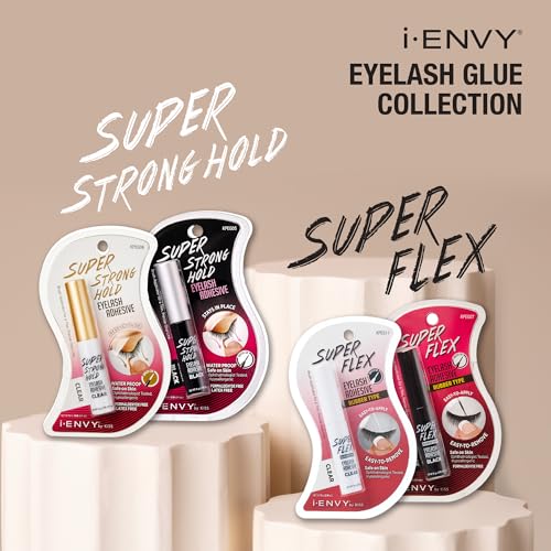 i•ENVY Super Strong Hold Eyelash Adhesive – Waterproof Clear Lash Glue