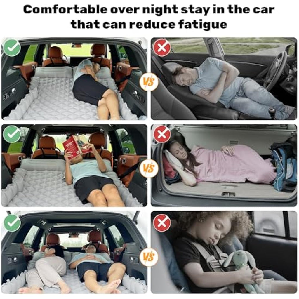 ONTYZZ SUV Car Inflatable Mattress – 2 Person Self Inflating Sleeping Mat