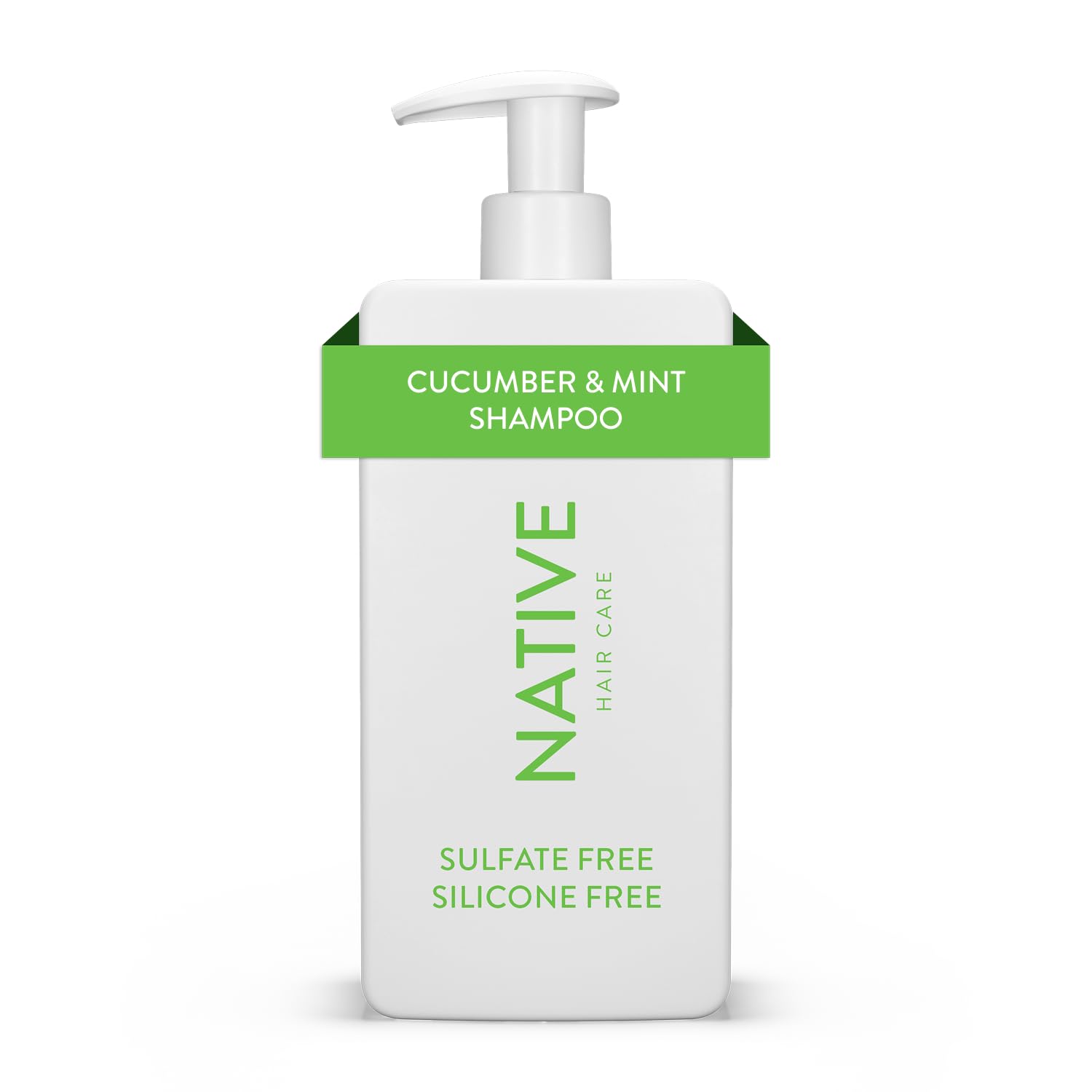 Native Cucumber & Mint Natural Shampoo - Sulfate-Free Hair Care (16.5 oz)