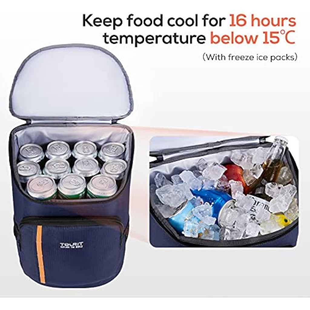 TOURIT 30-Can Insulated Cooler Backpack – Leak-Proof Lightweight Bag