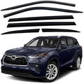 Auto Clover Wind Deflectors for Toyota Highlander 2021+ | 6-Piece Set