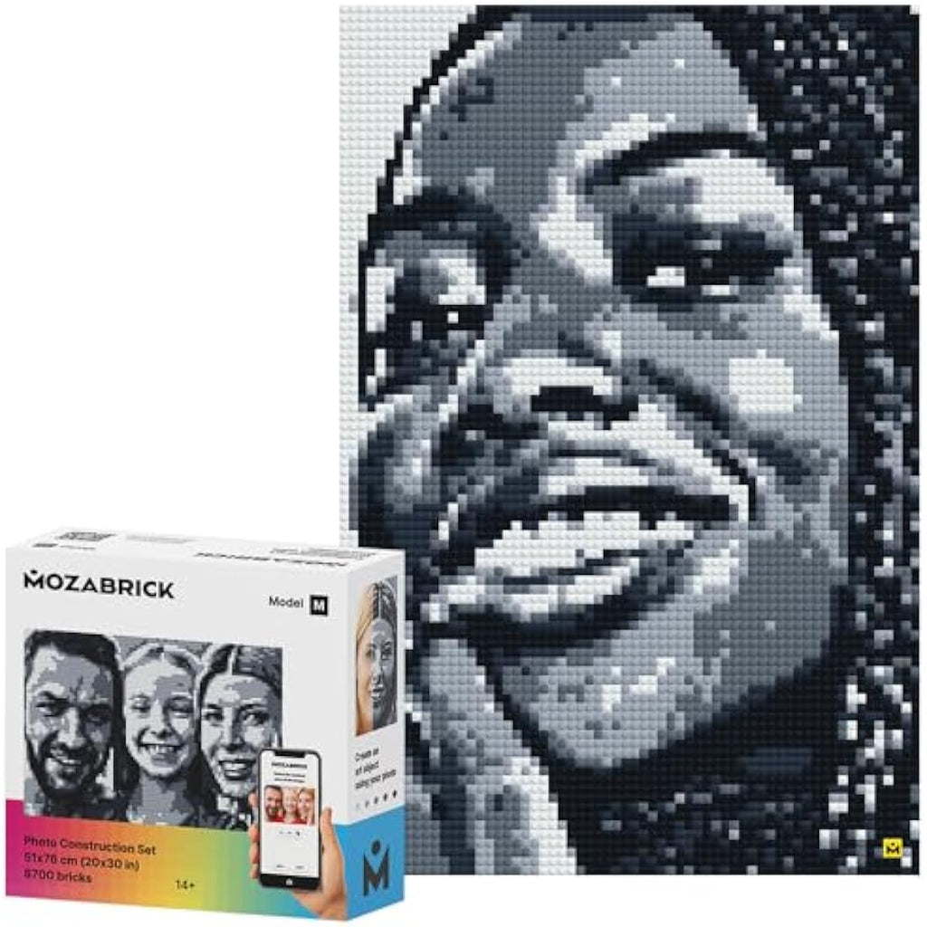 MOZABRICK Photo Builder Model M – DIY Pixel Art Mosaic Brick Set