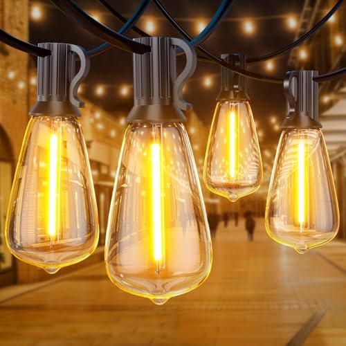 Jolof Store ST38 Outdoor String Lights – 15M Waterproof LED Festoon Lights