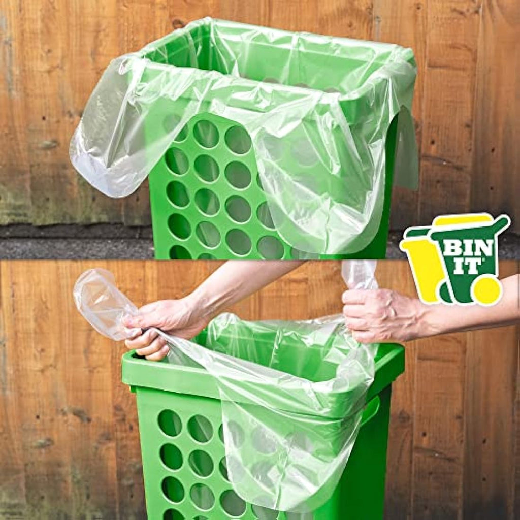 Jolof Store 70L Clear Recycling Sacks – Strong Recycled Bin Liners