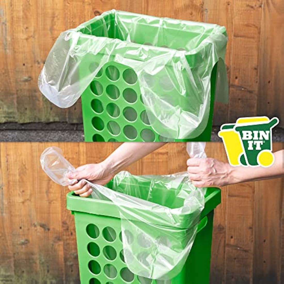 Jolof Store 70L Clear Recycling Sacks – Strong Recycled Bin Liners