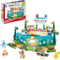MEGA Pokémon Training Stadium Building Set with 5 Figures - 1101 Pieces