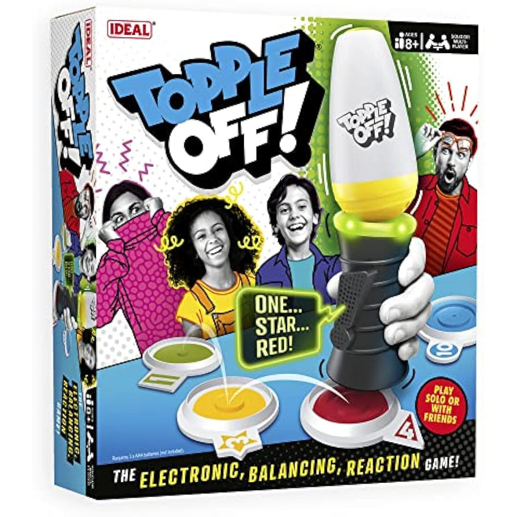 Ideal Topple Off Electronic Balancing Reaction Game - Ages 8 Plus