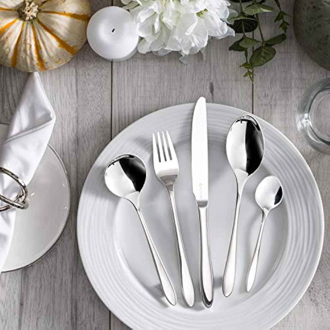 Viners Eden 24 Piece 18/10 Stainless Steel Cutlery Set - Mirror Finish