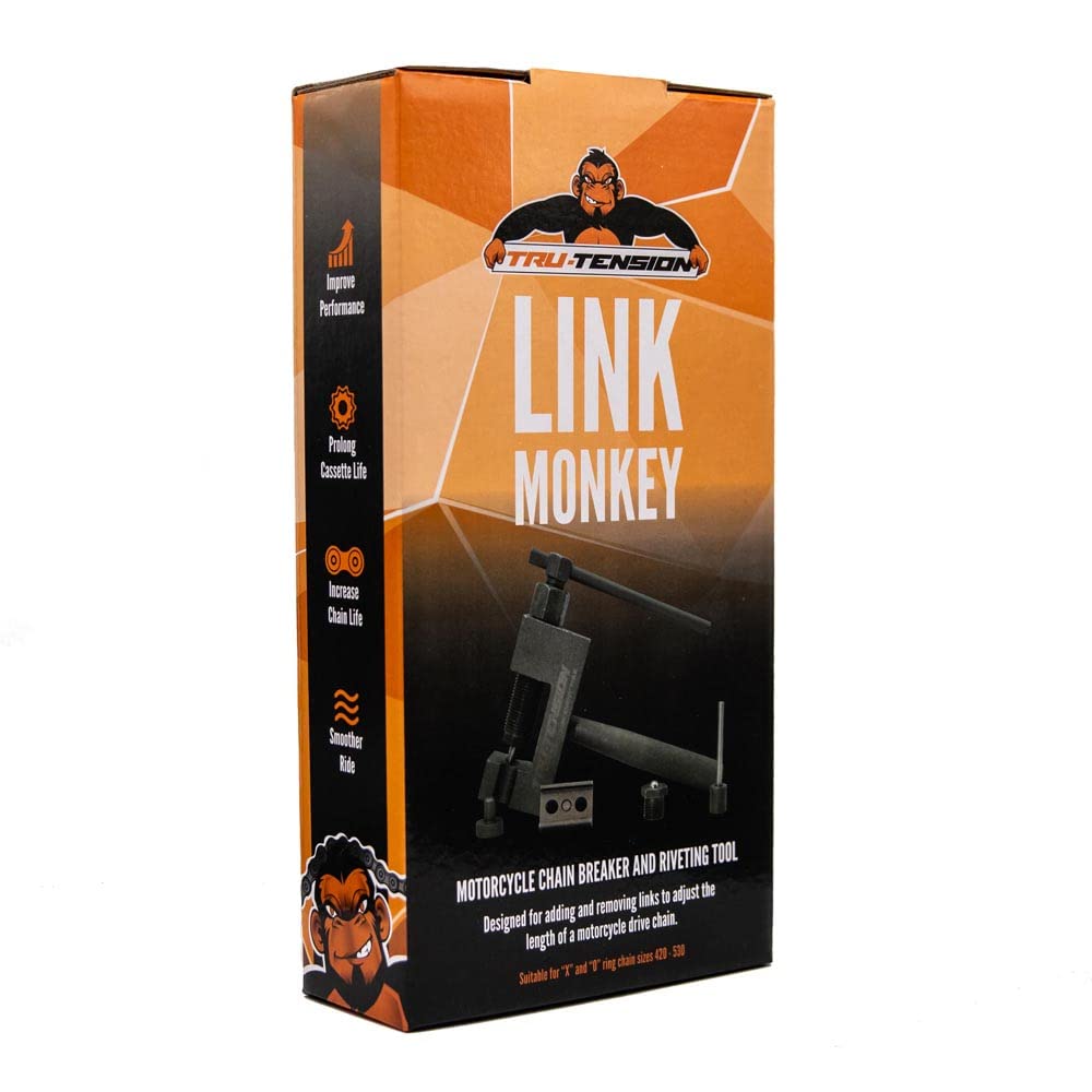 Tru-Tension Link Monkey Motorcycle Chain Breaker and Riveting Tool