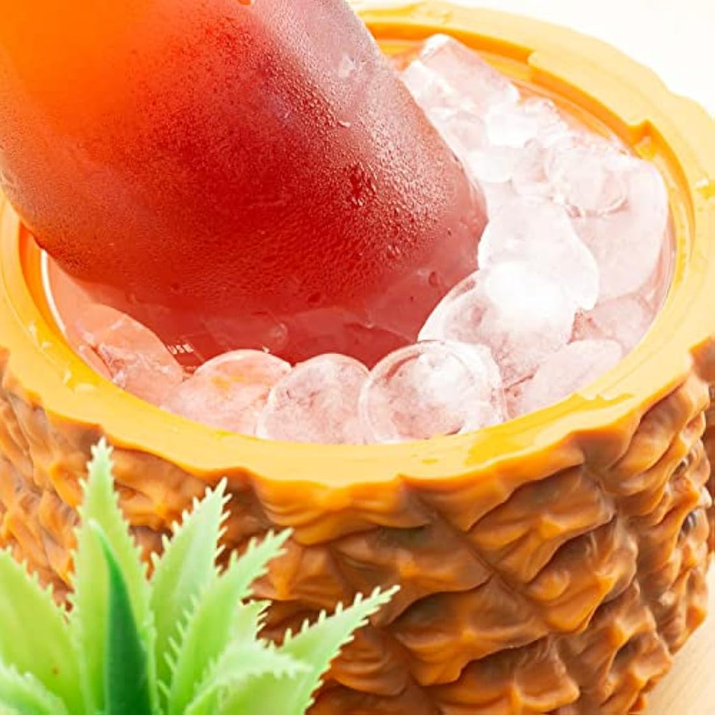 Jolof Store Retro Pineapple Ice Bucket – 1500ml Insulated Vintage Cooler