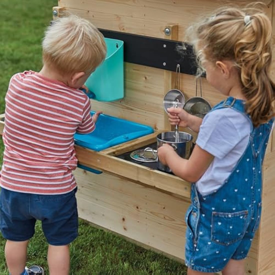 TP Toys Wooden Mud Kitchen Playhouse Accessory with Water Butt