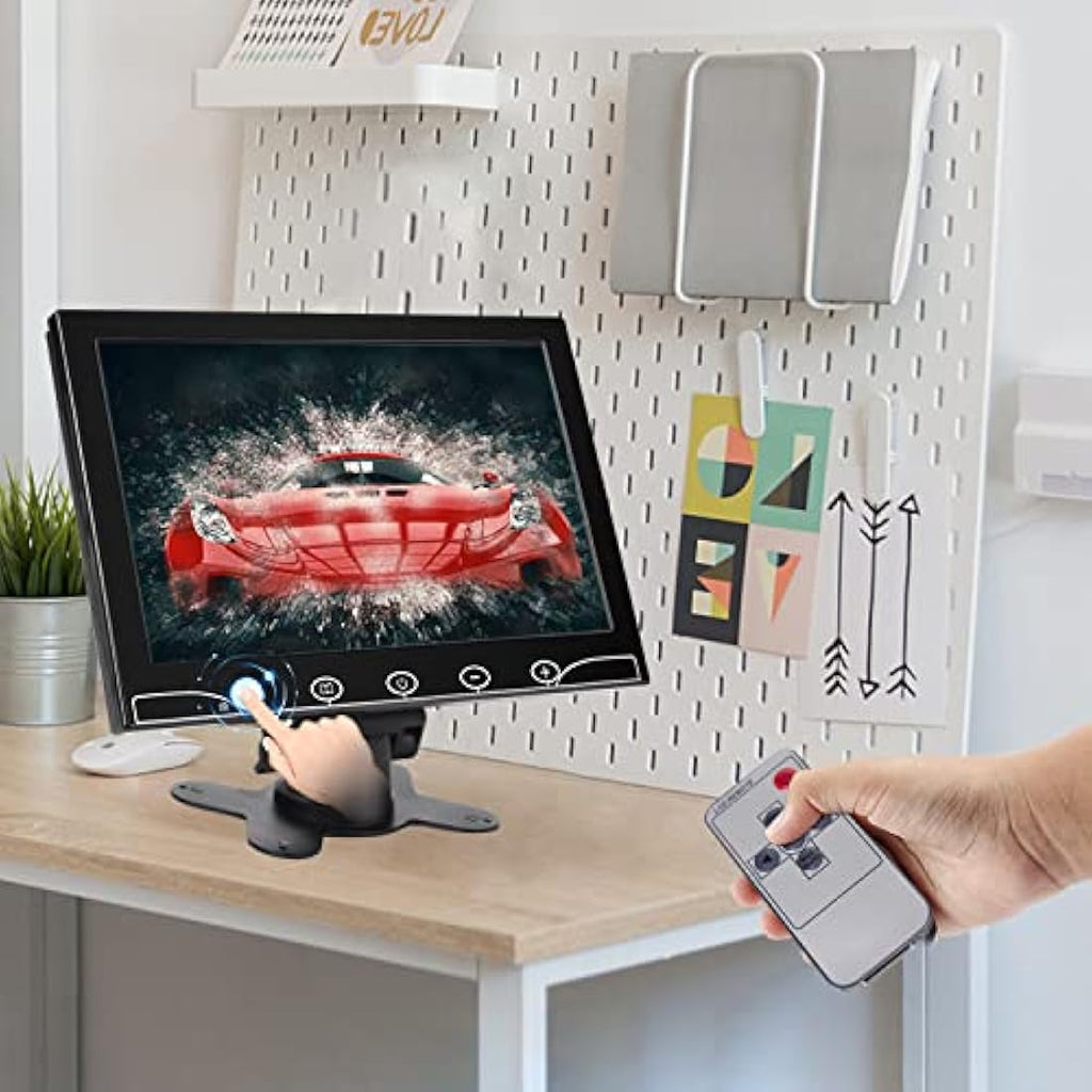 AISHICHEN 10.1 Inch CCTV Monitor | Portable 1024x600 HDMI Security Display